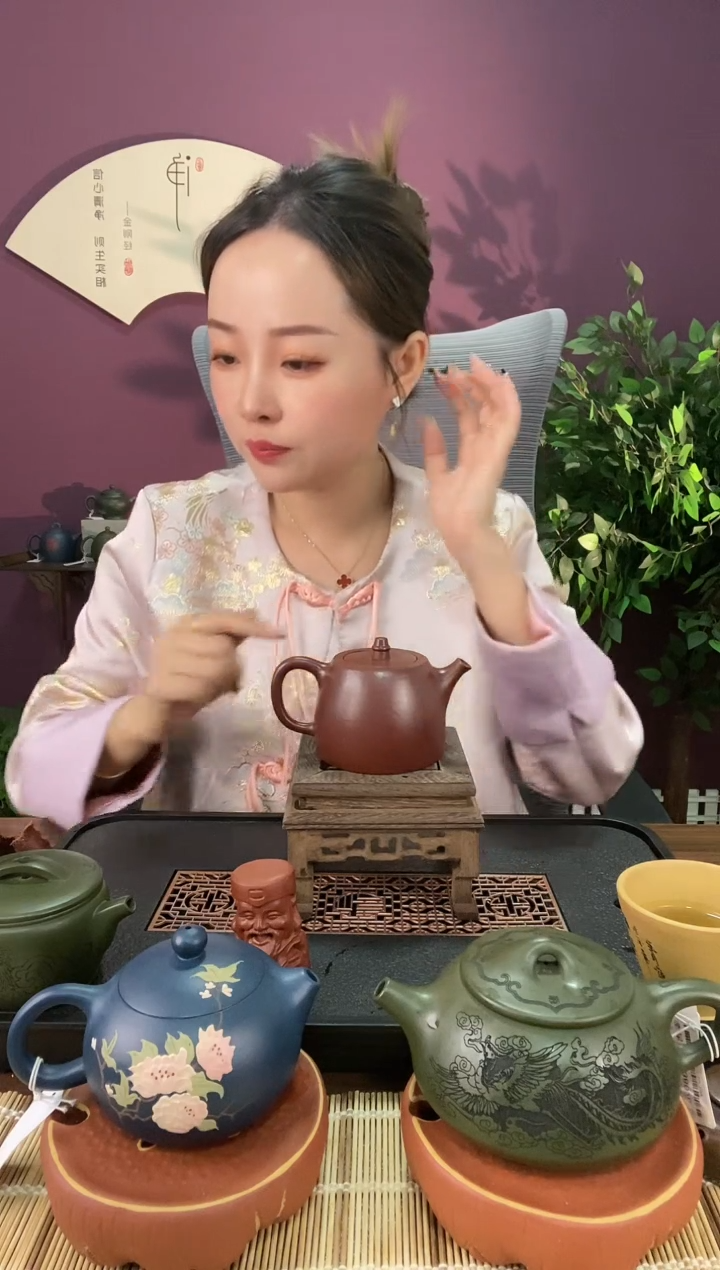 【闪购商品】紫砂茶壶徐霞紫朱泥汉铎（莎）