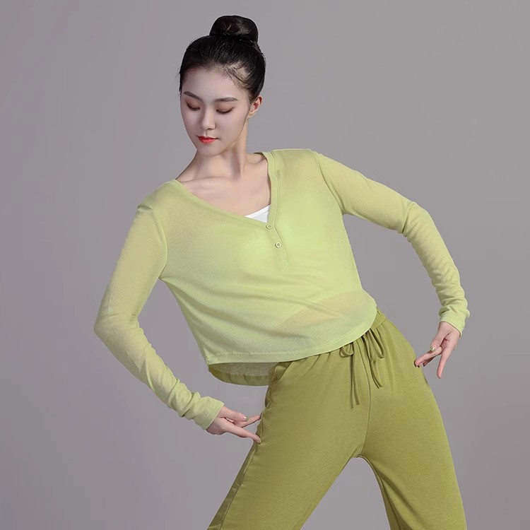 薄款夏季服女现代舞练功服古典舞演出服爵士舞中国舞时尚服装舞蹈
