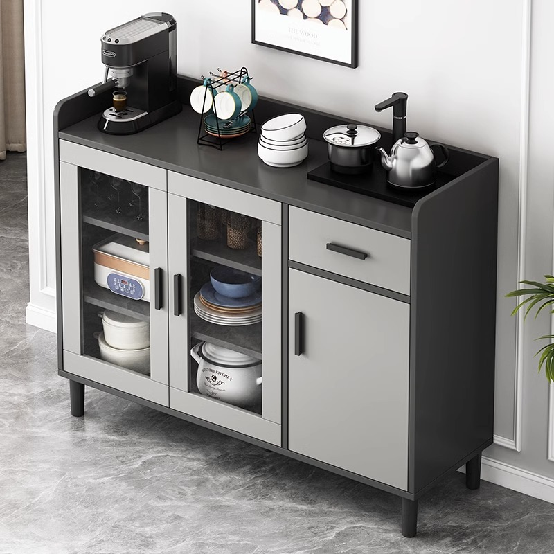 【随逸家具】茶水柜客厅餐边柜储物柜厨房碗柜收纳柜家用酒柜餐厅
