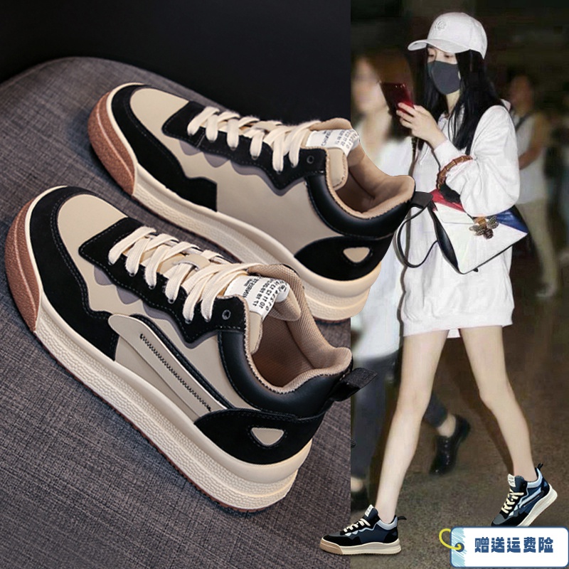 红蜻蜓牌厚底爆款2023新款秋冬季二棉女鞋运动老爹鞋加绒阿阿甘鞋
