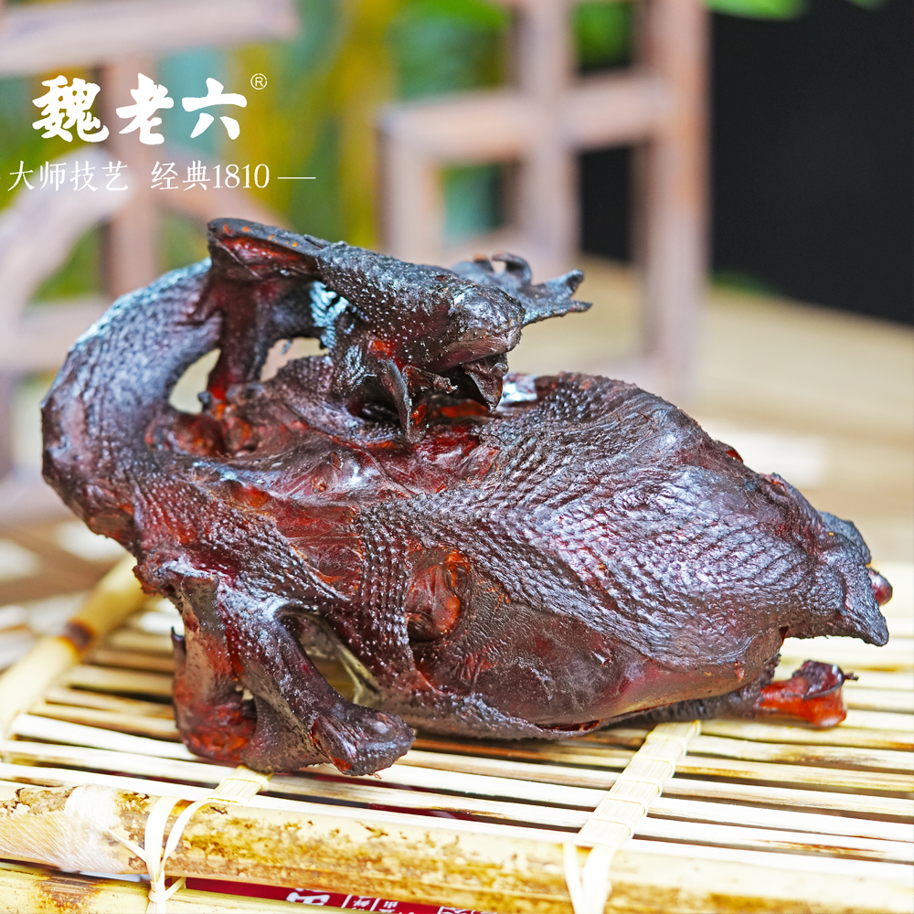 正宗传统纸包魏氏熏鸡魏老六聊城铁公鸡熟食下酒烧鸡整只即食