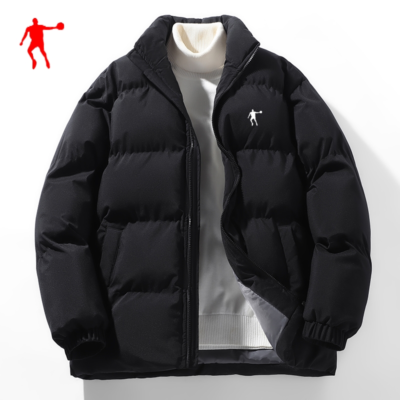 乔丹青年清仓冬季新款羽绒服大码男女时尚韩版面包服加厚保暖外套