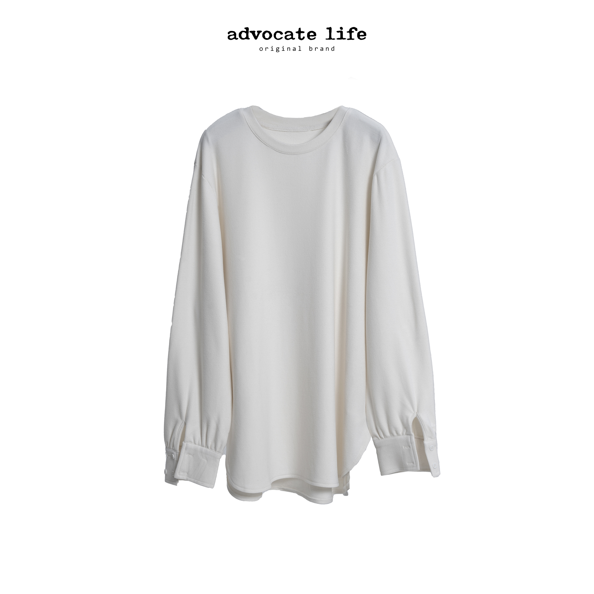 生活主张Advocatelife长袖时尚休闲宽松圆领百搭简约打底GQ311467