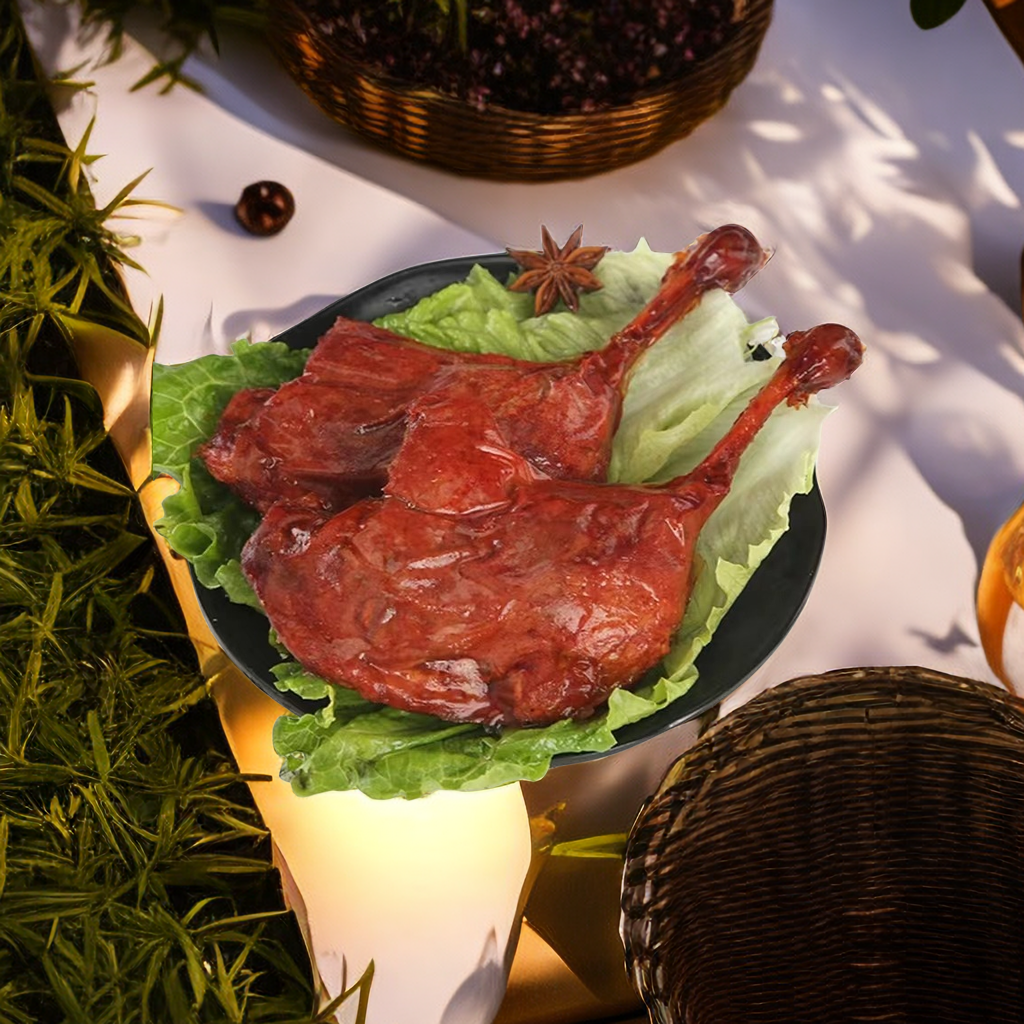 麻辣鸭腿五香盐焗110g休闲卤味香辣鸡腿零食整箱批发乡吧佬风味