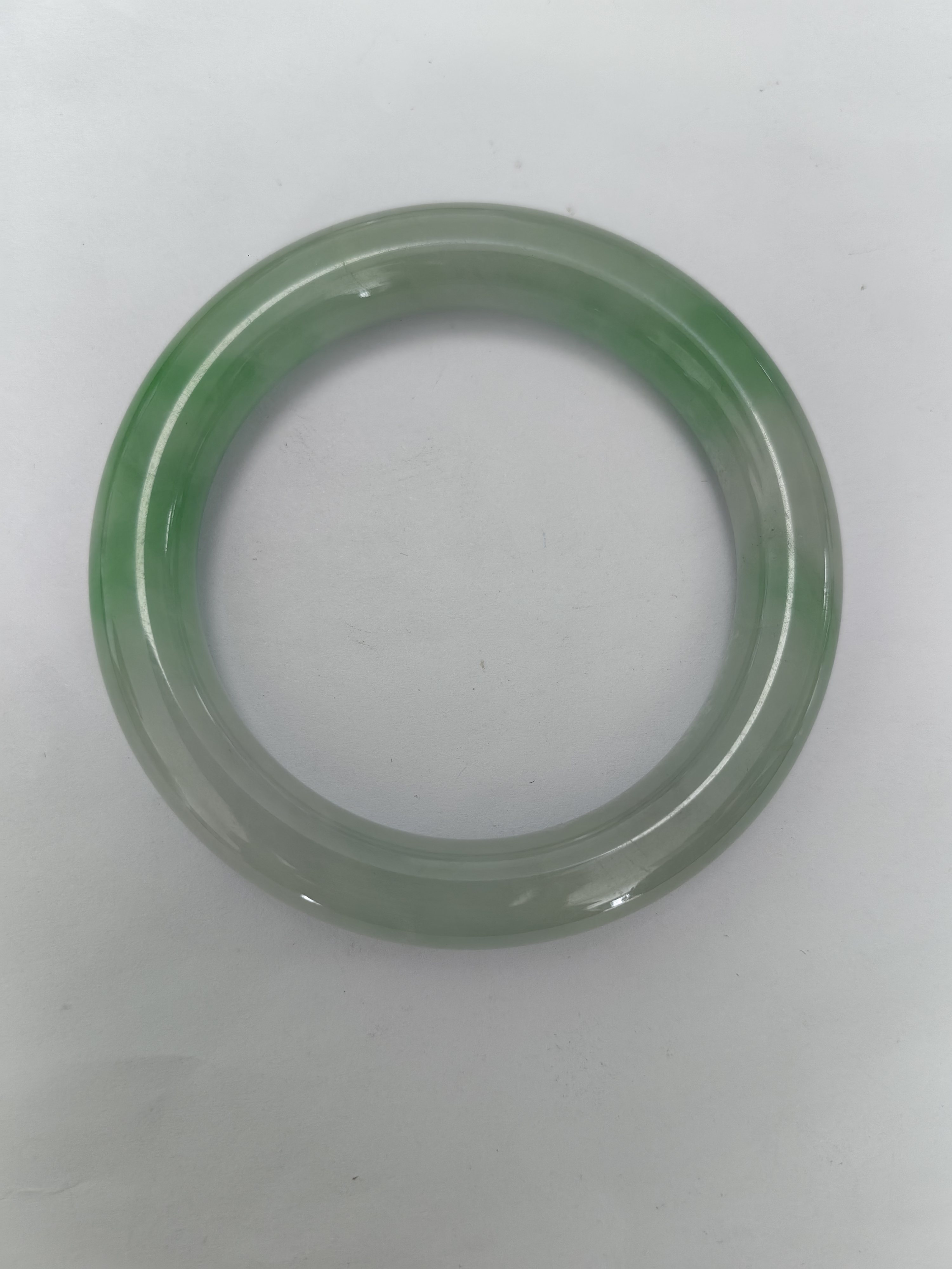 AB767 翡翠手镯圈口：58.4