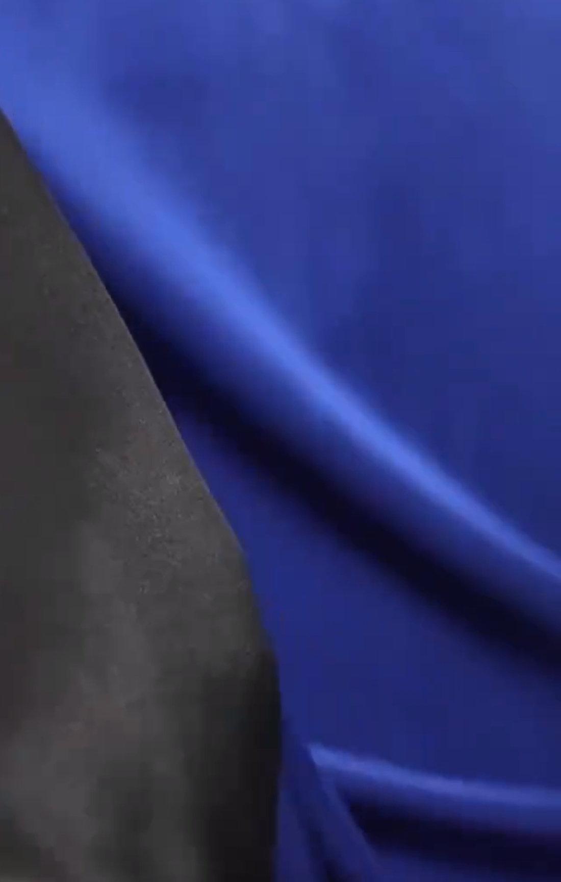 6A定织纯色香云纱双面缎克莱因蓝/安哥拉红114幅33姆米