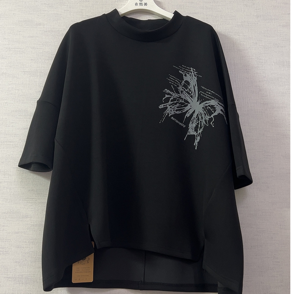 早秋新款大版蝴蝶上衣