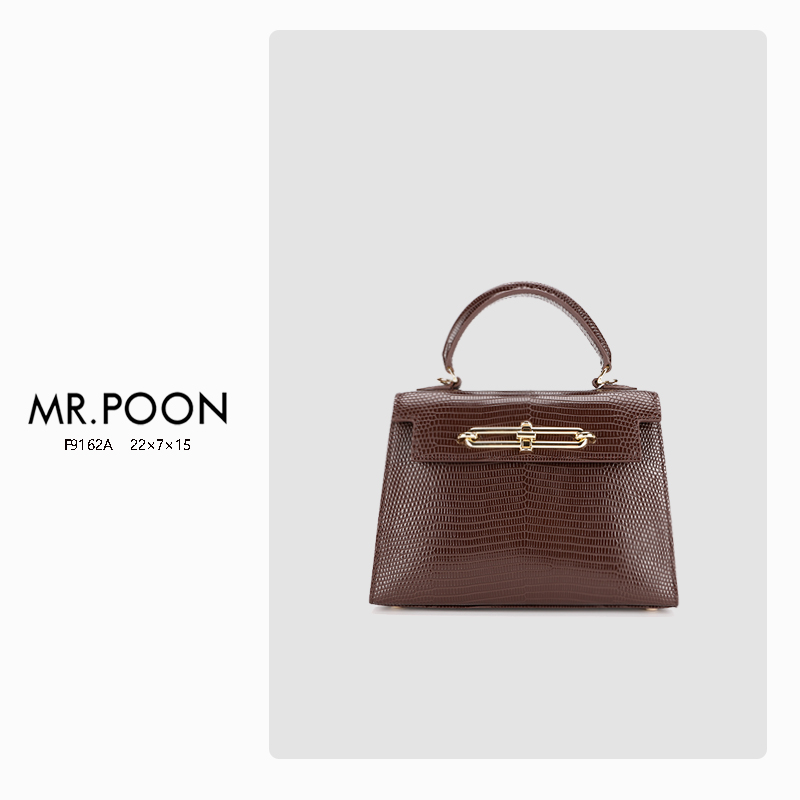 Mr.Poon/潘先生新款冬季斜跨包时尚绒面单肩包轻奢手提包