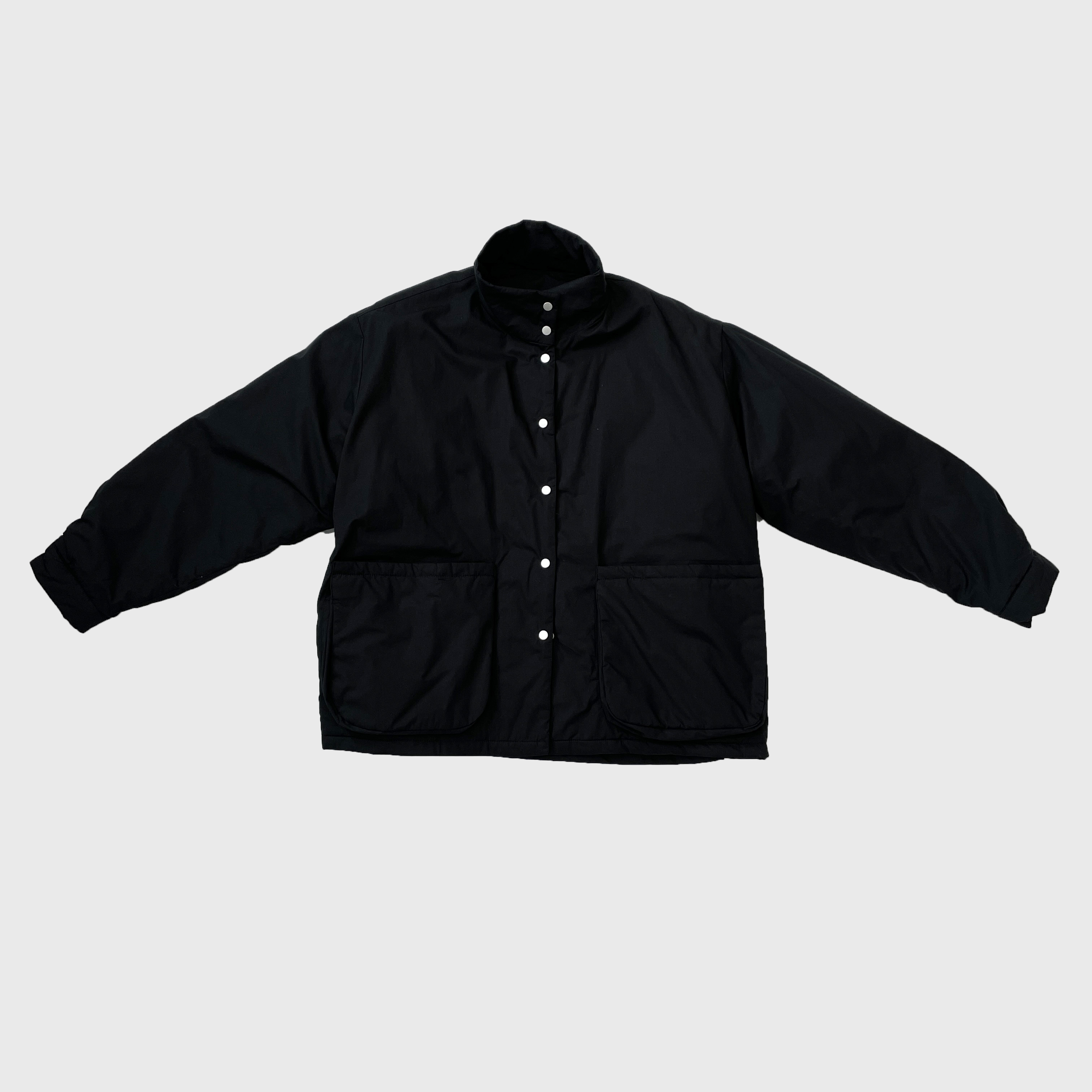 BH12392 秋冬立领宽松棉衣棉服 大口袋工装风NO退NO换
