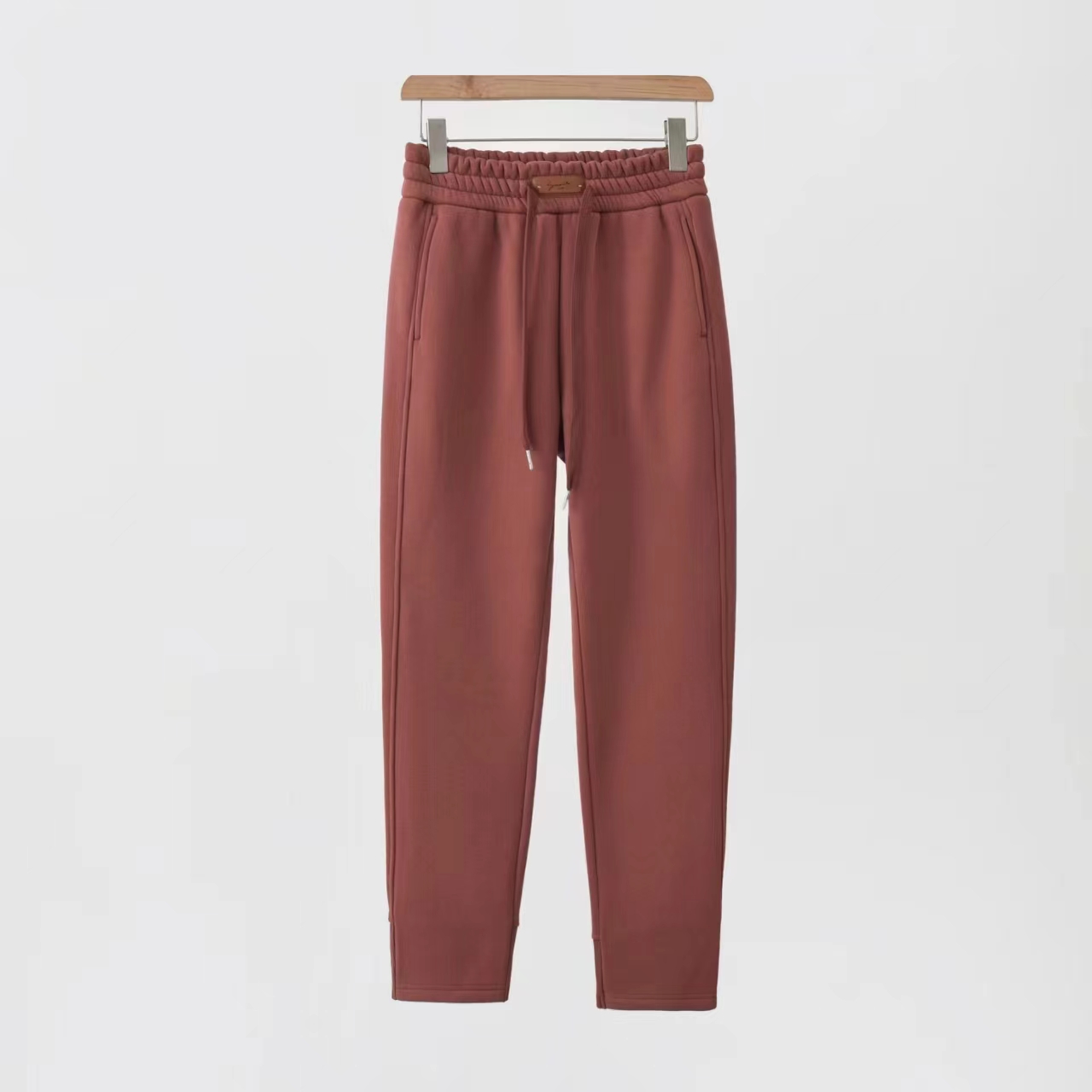 BH12585 冬季厚款休闲裤松紧腰 纳米黑金裤