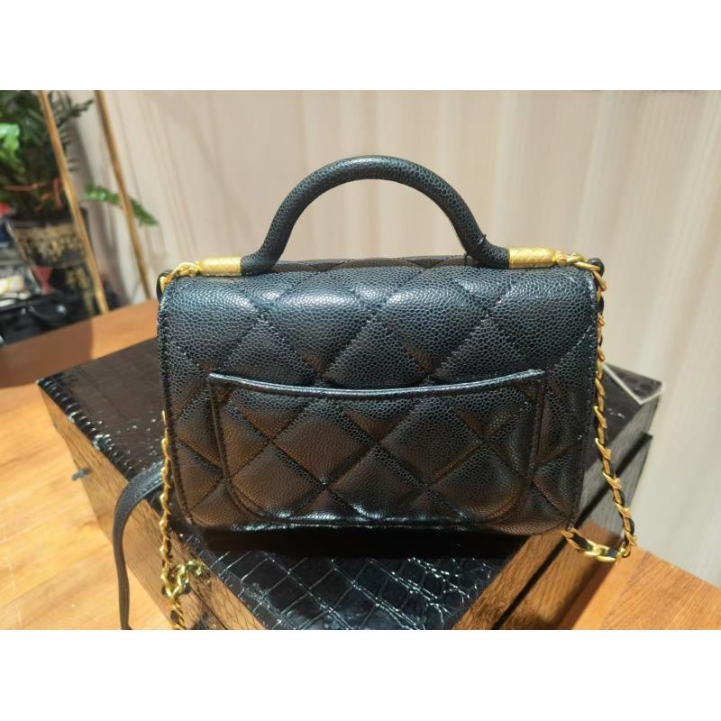 HIRMRIS手工真皮包550637-黑 如意菱格香黑