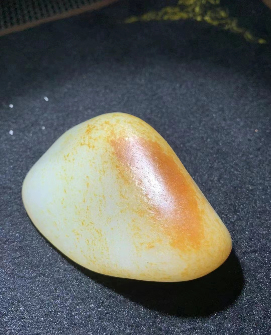 正品新疆原石手把件精品玉石挂件