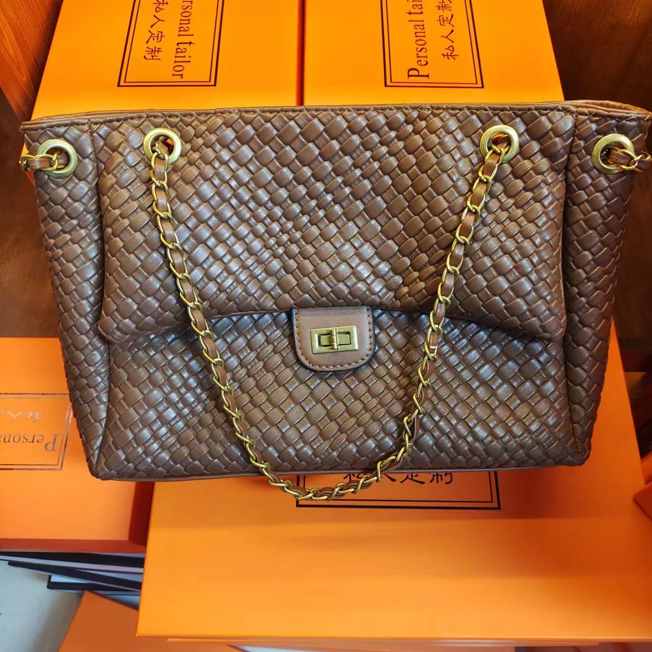 孤品 8710  棕色  高品质女包 （限购1单 ）