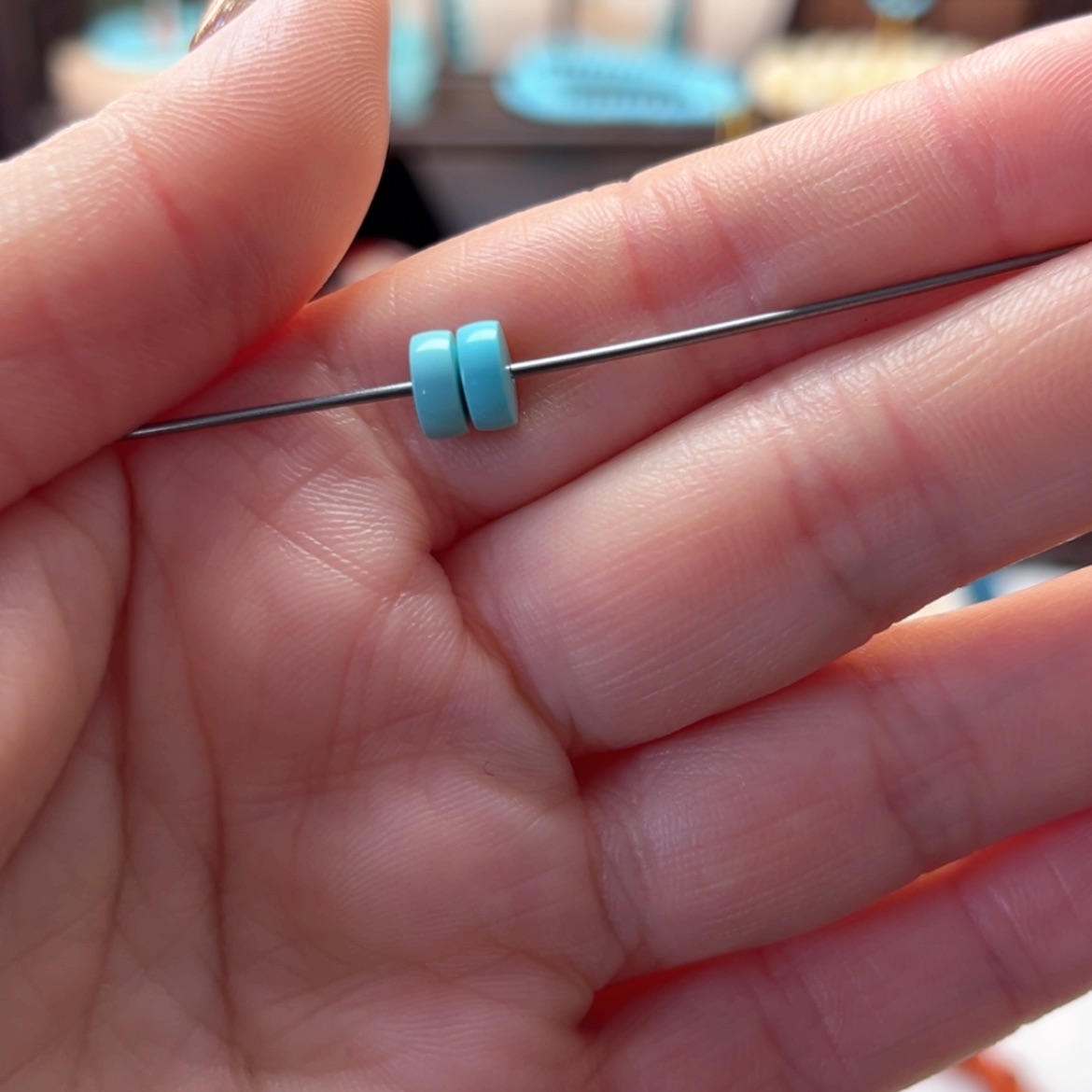 【闪购商品】绿松石隔片未镶嵌肉****e