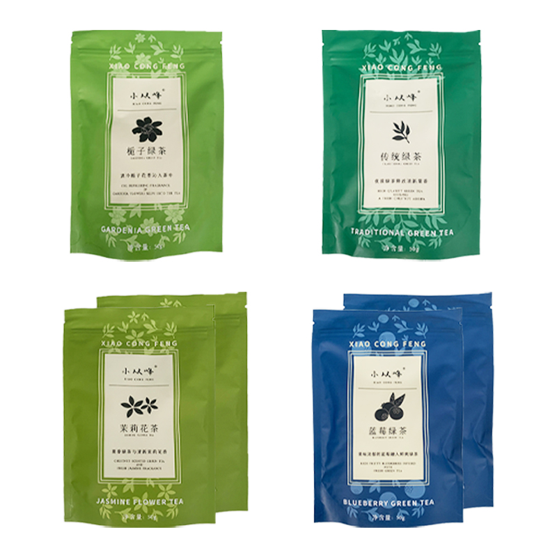 【至25-12-21】小从峰传统/栀子/蓝莓绿茶/茉莉花茶50g*2袋