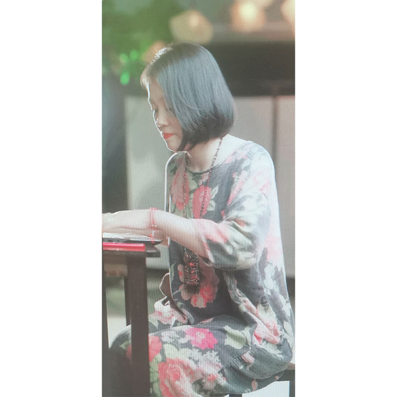 国风棉麻少量多款外套装复古文艺夏季气质常规印花 有缘相见