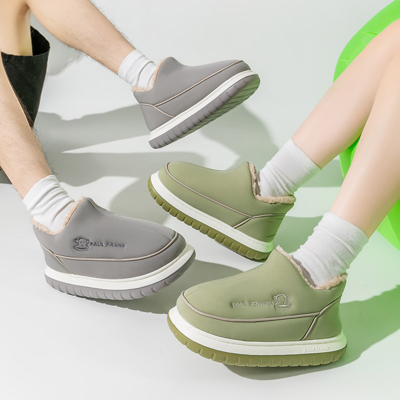 【镇店之宝】情侣棉鞋65504秋冬保暖防滑女月子鞋包跟棉拖鞋