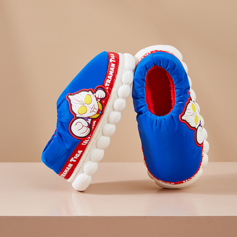 【镇店之宝】卡通包跟棉鞋奥特曼男孩冬季防水防滑加厚保暖20648