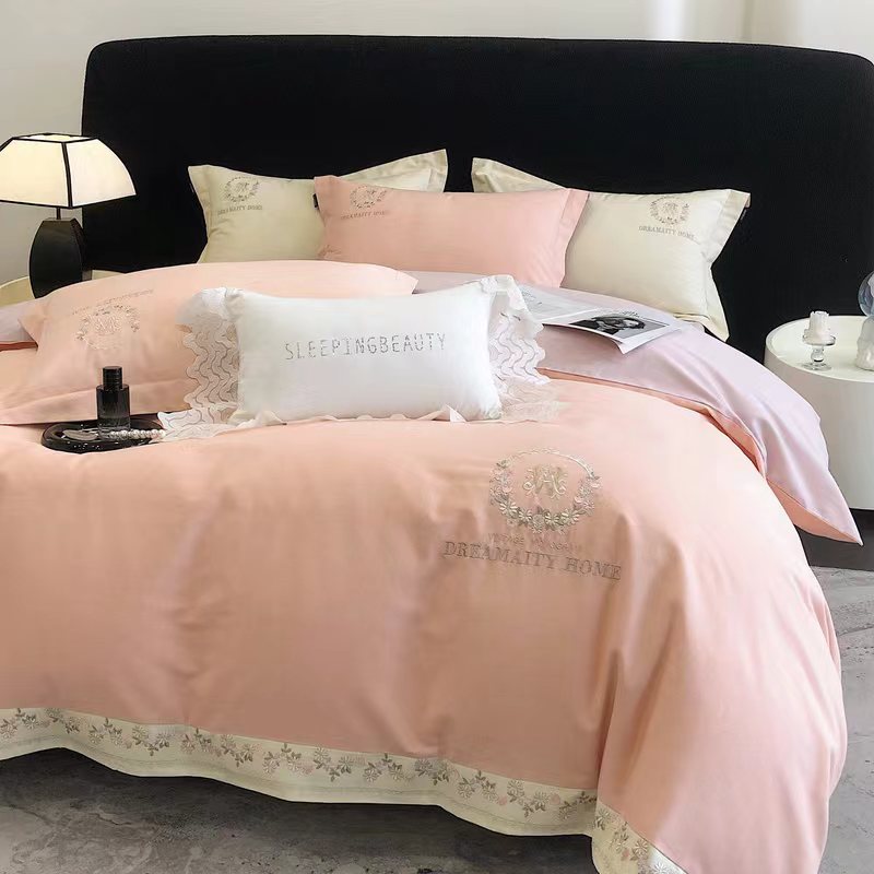 461  床上四件套棉珍妮弗粉