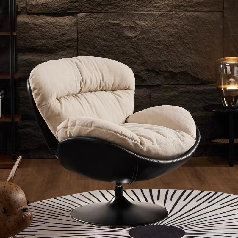 单人沙发椅可拆卸旋转懒人椅轻奢客厅家用躺椅看书阳台休闲椅子