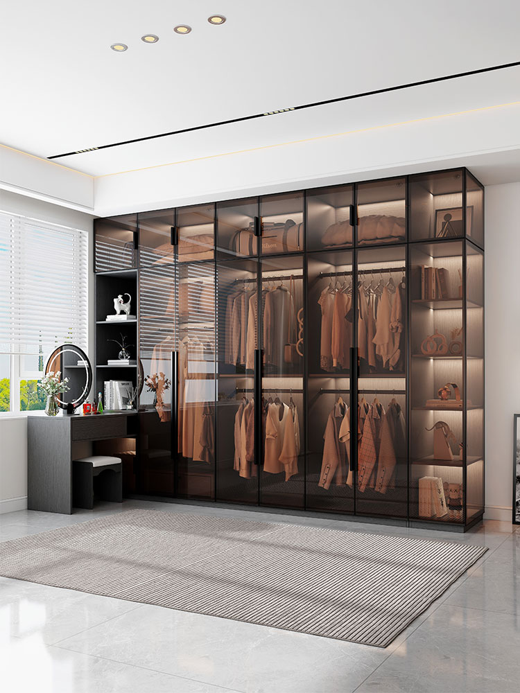 玻璃门衣柜灯带拍链接