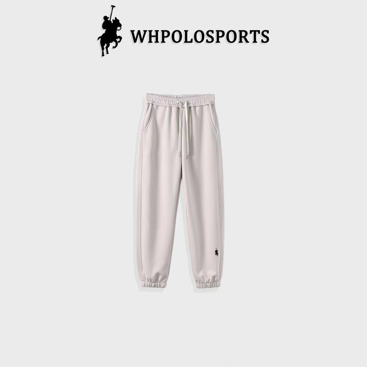 新款刺绣WHPOLOSPORTS休闲百搭束口卫裤