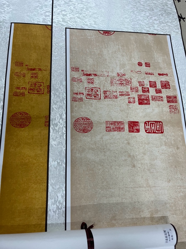 40x175cm四尺对开横轴兰亭序宣纸挂轴