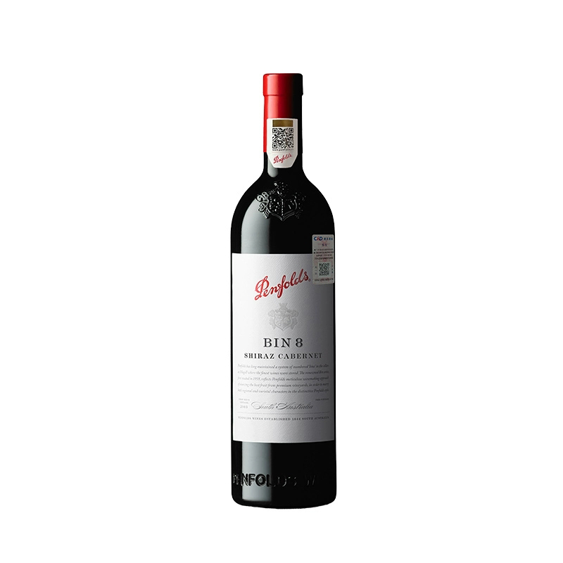 澳洲奔富酒园 Bin 8 赤霞珠设拉子红葡萄酒 750ml