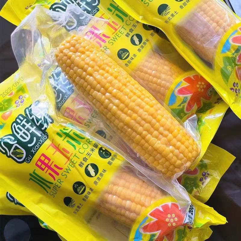 谷鲜纤水果甜玉米 真空包装免煮开袋即食非转基因水果玉米棒