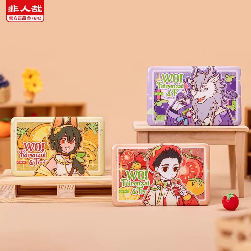 非人哉 清新水果系列马口铁徽章 徽章盲盒