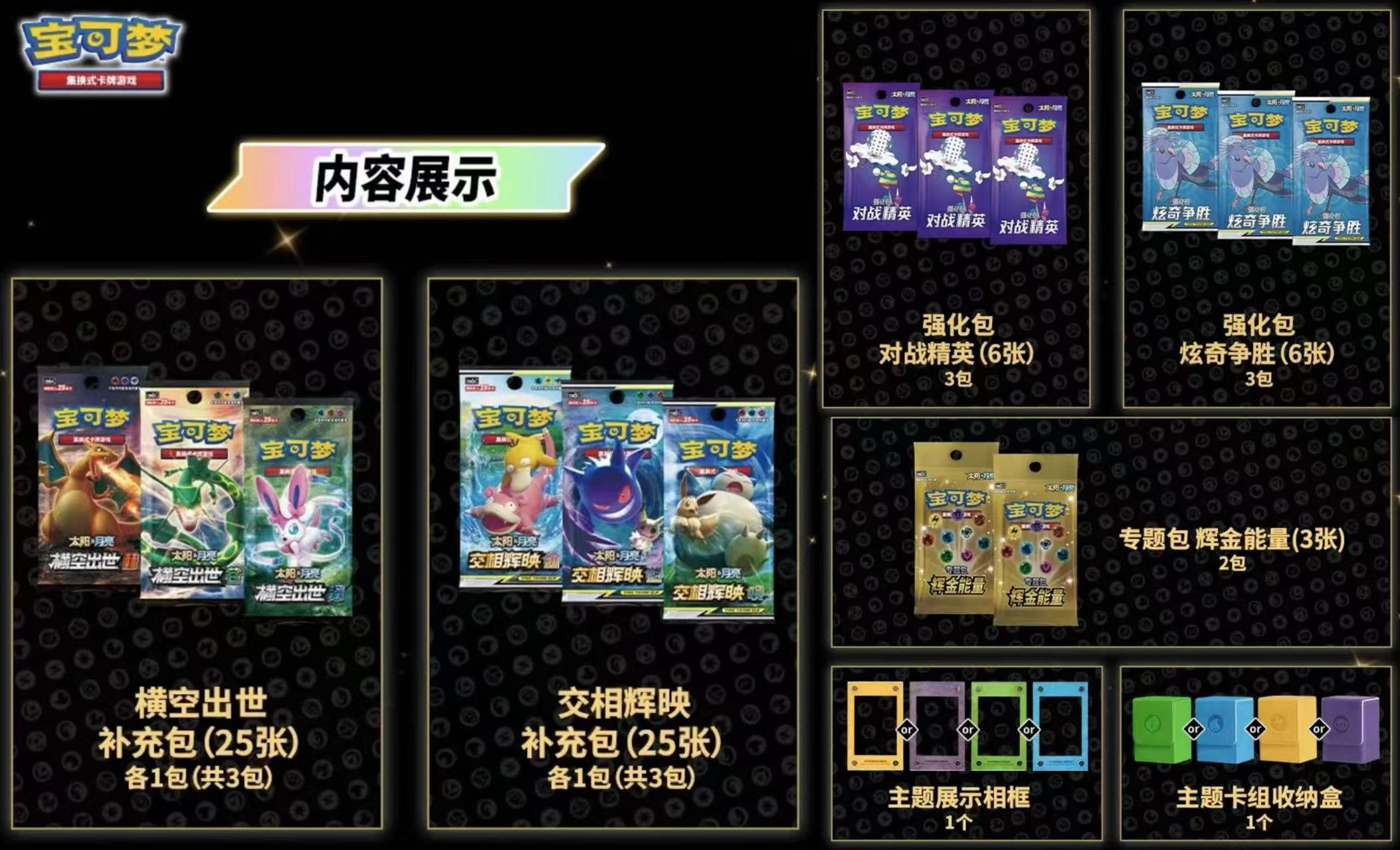 【代拆】简中宝可梦集换式卡牌盲盒辉金礼盒单包
