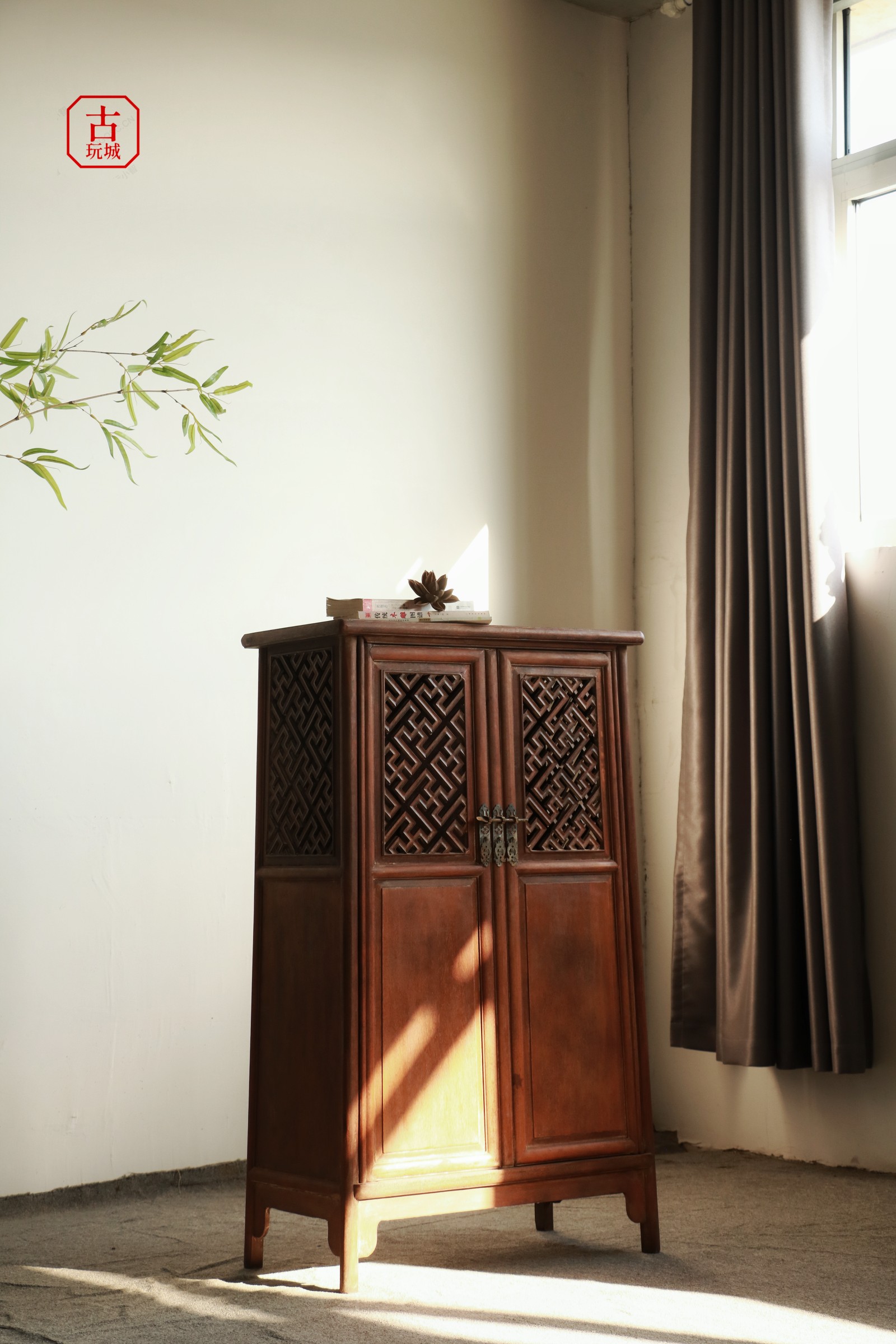 客厅成套家具明清古典边柜立式中式简约 通用改价链接