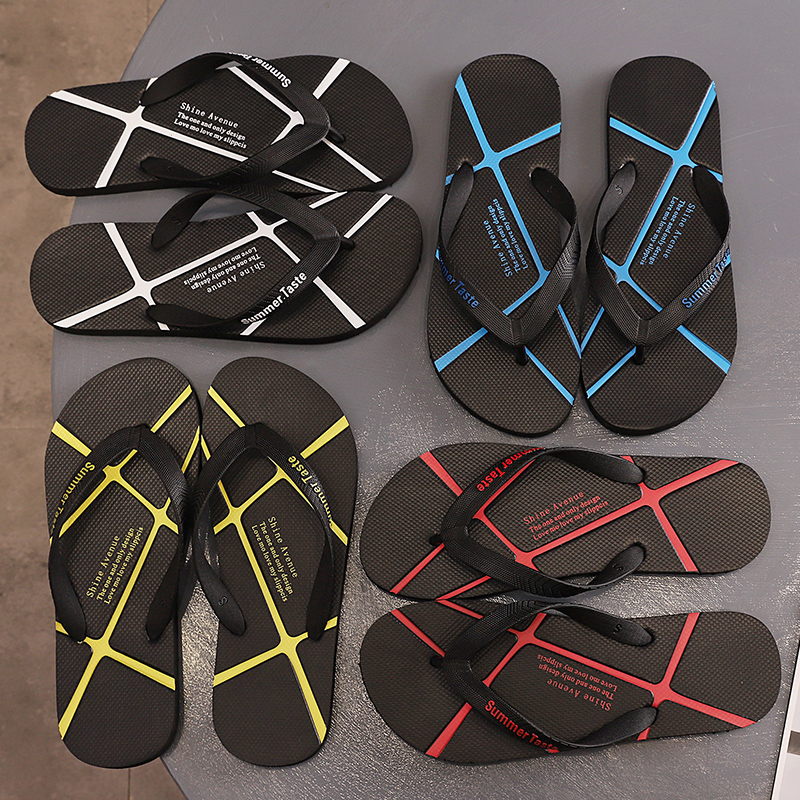 人字拖男2022夏季新款拖鞋男士户外潮流休闲夹脚个性外穿沙滩鞋