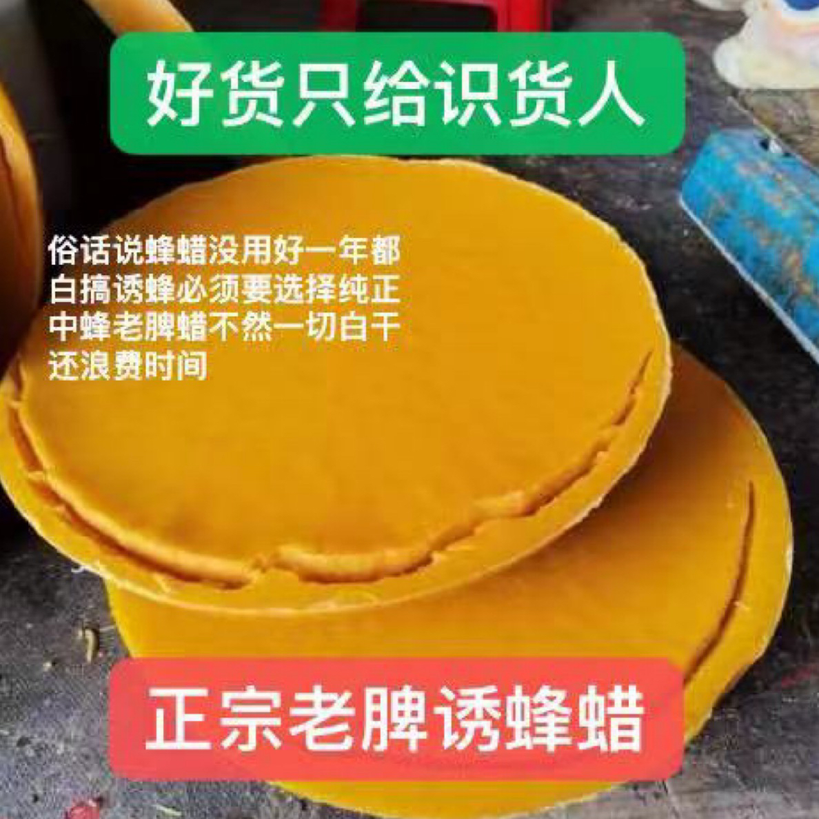 诱蜂蜡 中蜂老脾蜡 诱蜂专用