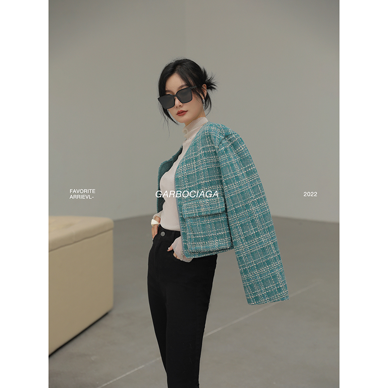 【龍喜儿定制】香风系列，编织小香西装外套 9234