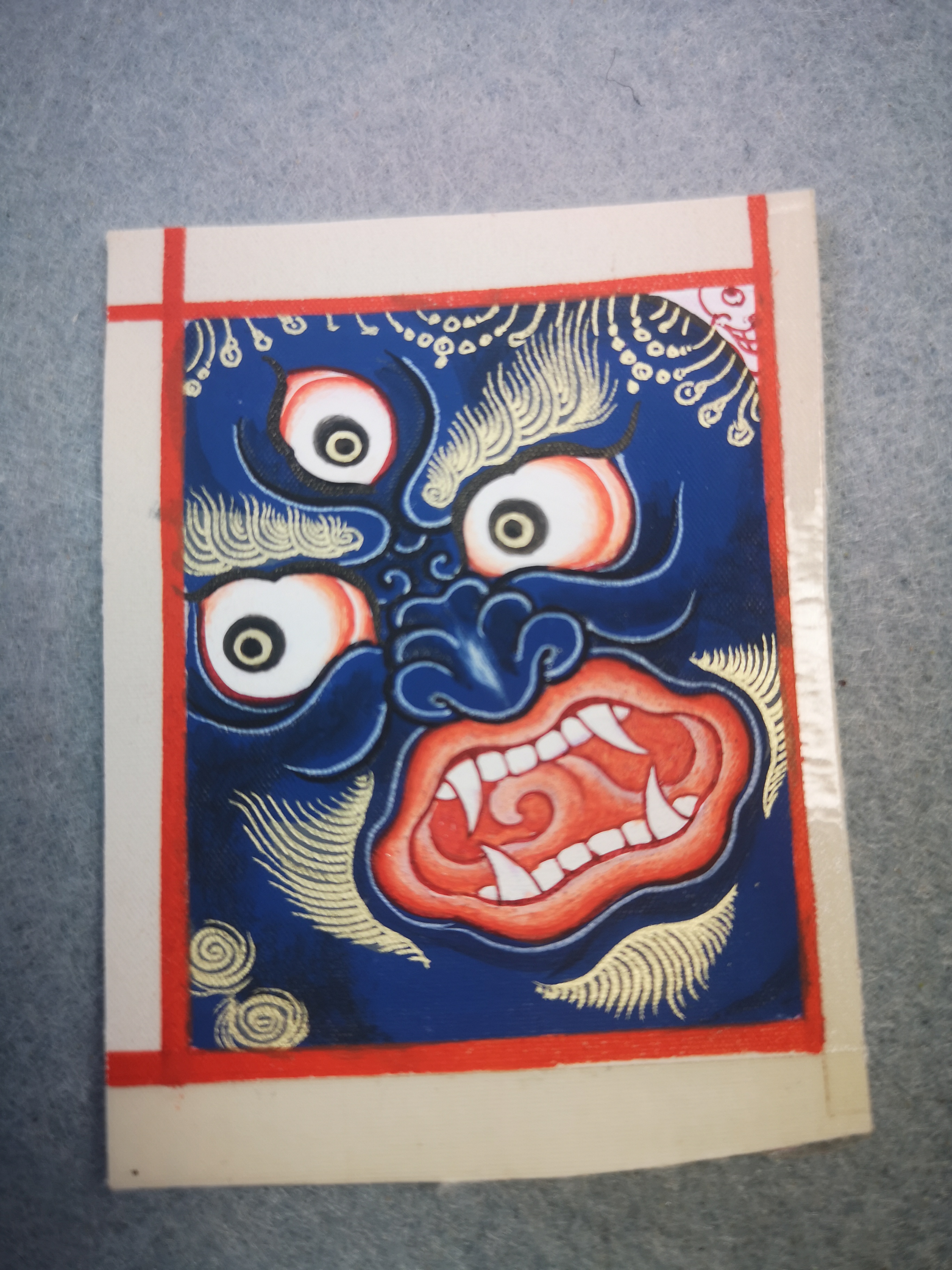 唐卡热贡唐卡C脸