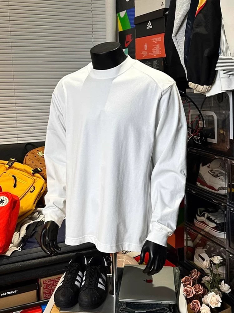 GOOD B01花卉长袖宽松刺绣美式复古刺绣字母男美式潮牌设计休闲