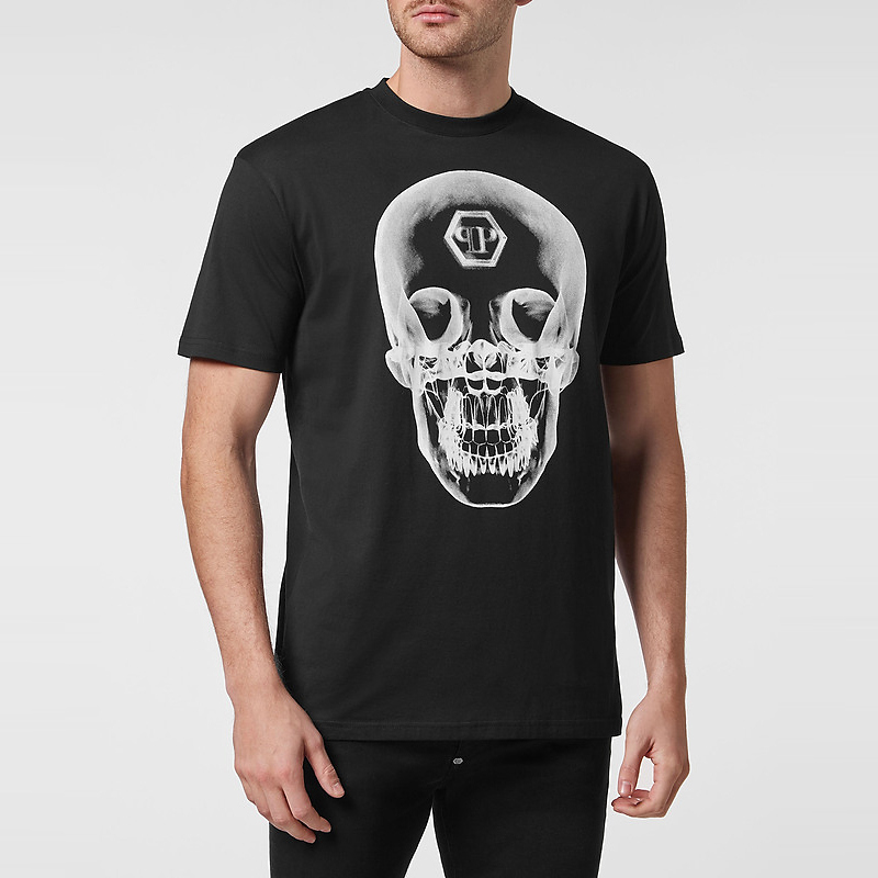 Philipp pleinT恤 春季男士骷髅印花短袖圆领T恤