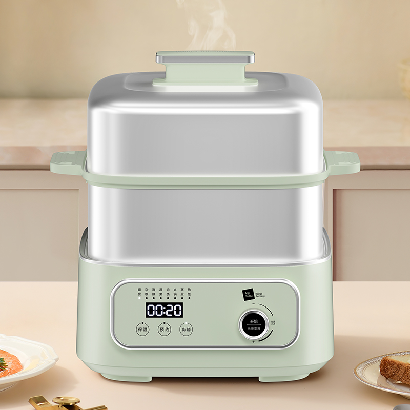 米技生活电蒸锅FS-L1281多功能家用大容量蒸箱