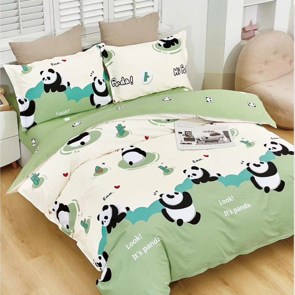 【卡通系列-单件】-100%纯棉全棉加厚舒适亲肤斜纹面料定制床单被套