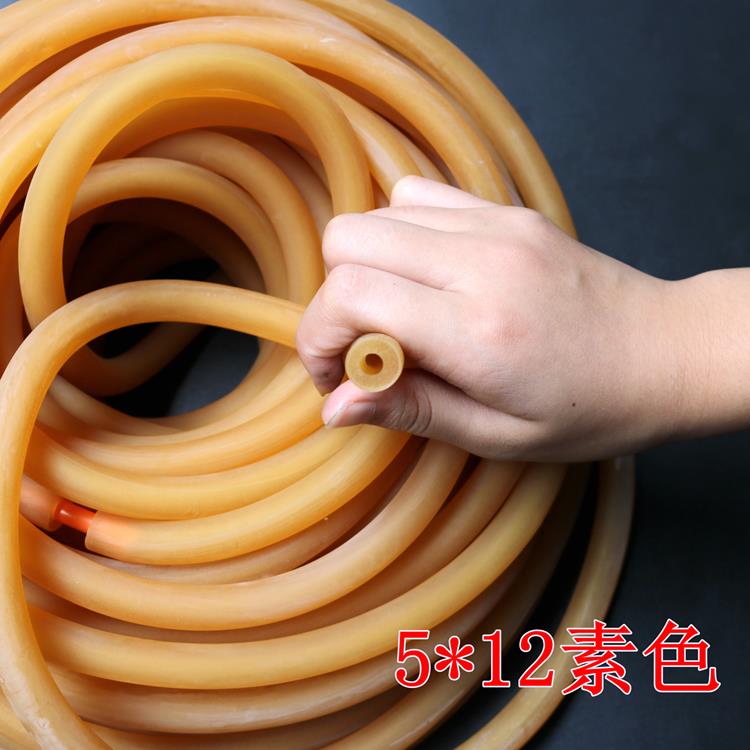5*12加粗圆皮筋50120乳胶管弹力绳胶管拉力器皮筋体训拉力绳健身
