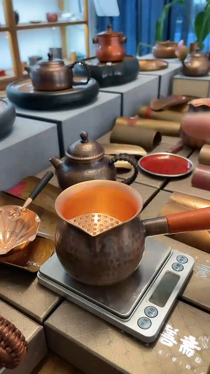 【闪购商品】紫铜过滤网公道杯