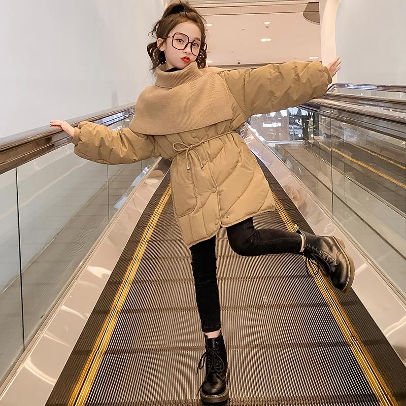 女童棉服冬季2024年新款韩版儿童网红时髦潮棉加厚冬装洋派棉衣