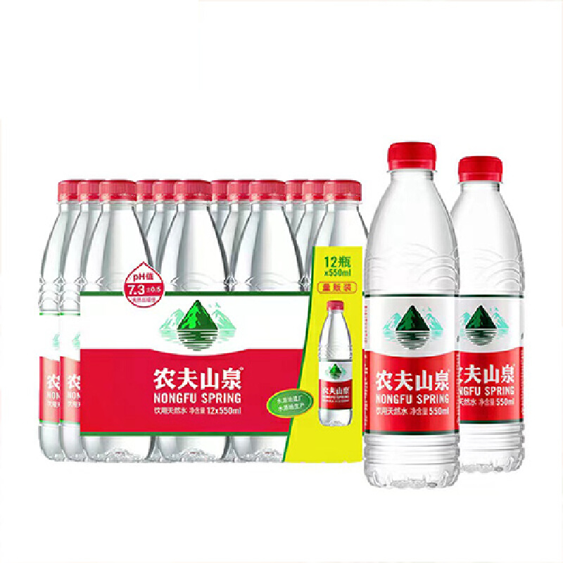 农夫山泉 天然水量贩装 550ml*12瓶
