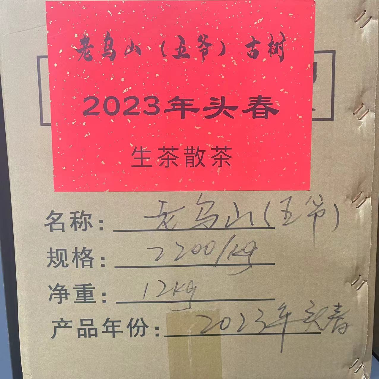 【啊豪普洱】老乌山 2（五爷）古树 2023年 头春 散茶普洱茶