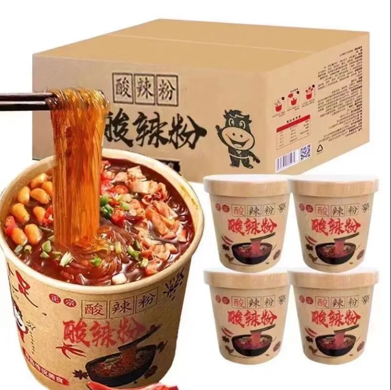 【甄选推荐】酸辣粉正宗升级版酸辣粉大桶红薯粉酸辣粉桶装方便即食