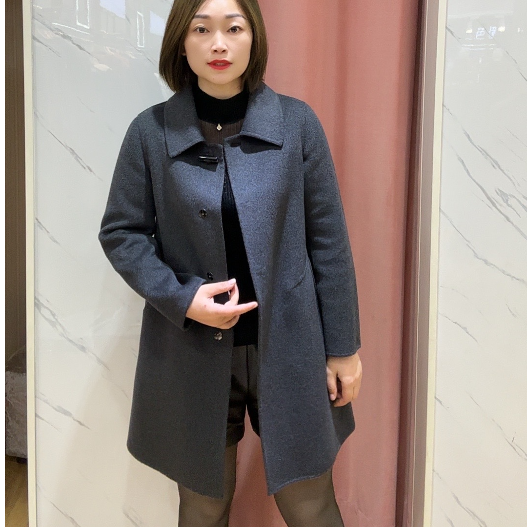 2024新款时尚一手长款双面大衣