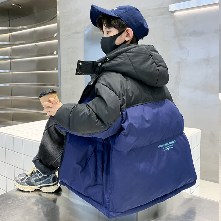 男童羽绒服冬装保暖外套2023新款中大童儿童洋气男孩潮款冬装童装