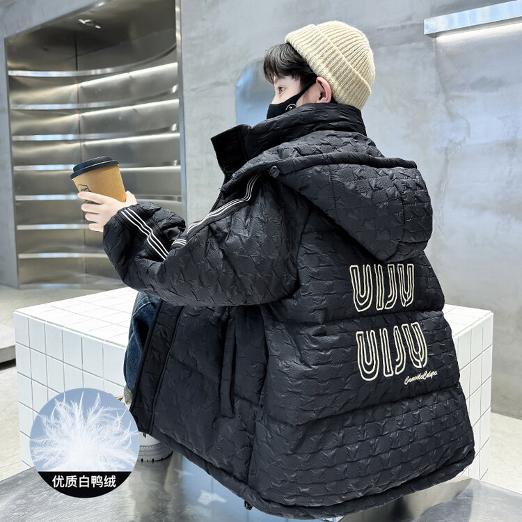 男童羽绒服冬装爆款2023新款大童冬季儿童加厚保暖羽绒服洋气潮款