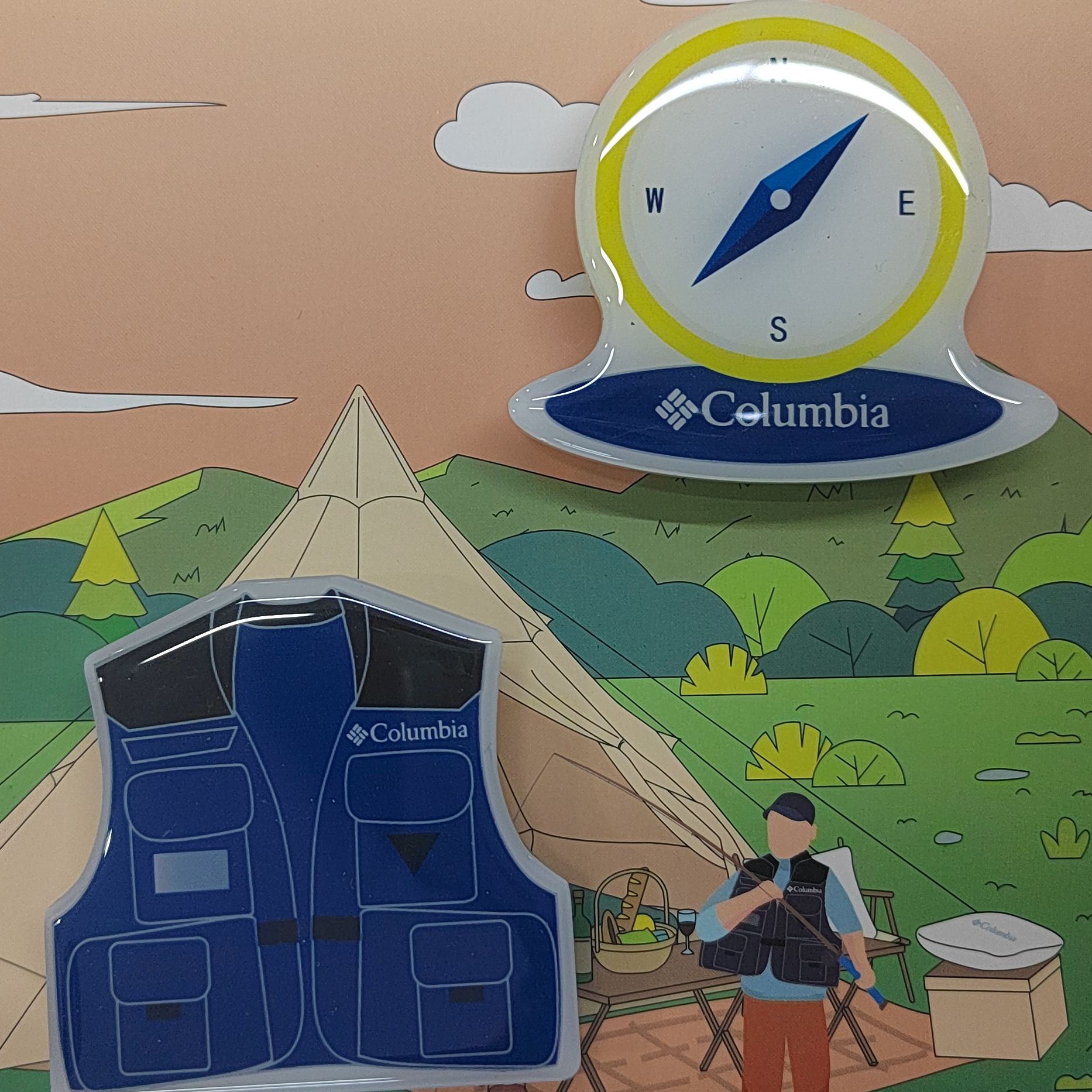 Columbia/哥伦比亚户外便携懒人手机支座【赠品勿拍】